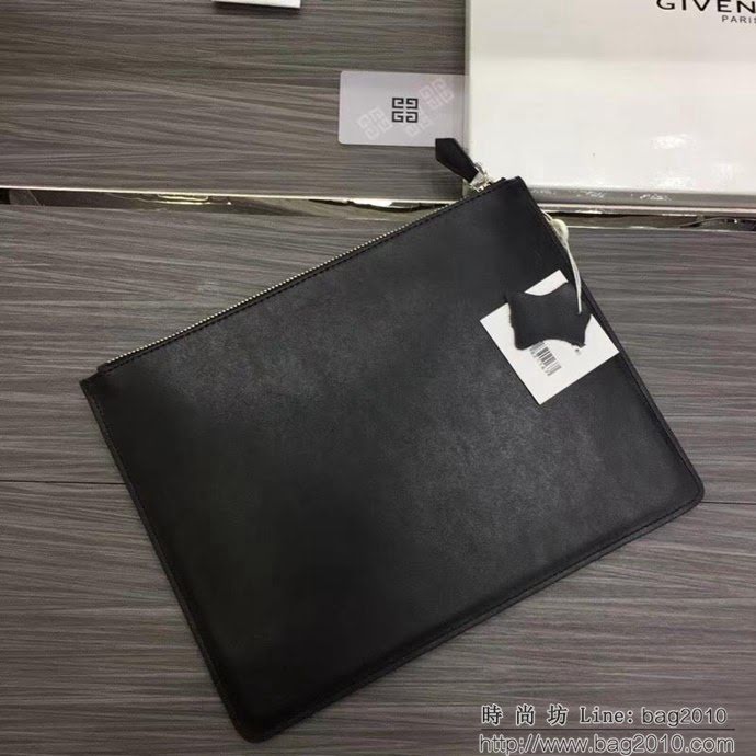 GlVENCHY紀梵希 2018最新 熱賣款式 專櫃品質 頂級進口牛皮 原版五金 拉鏈手包 091888  tsg1095